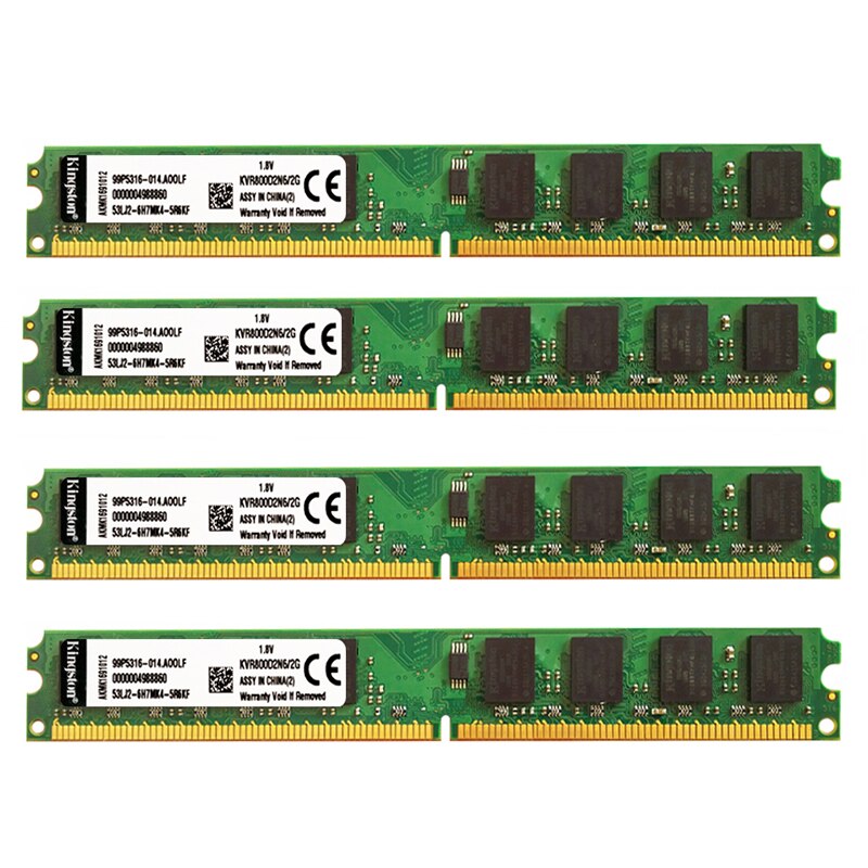 4  Ʈ DDR2 2GB 800Mhz PC2-6400 DIMM ũž P..